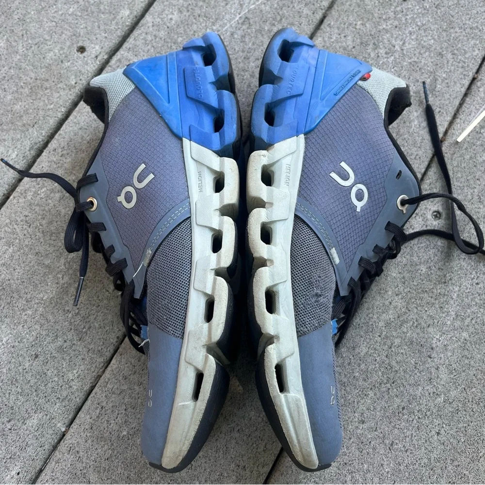 ON Running CLOUDFLYER 4‎ Men Size M9 Running Shoes Blue Low Cloud 71.98675 - Picture 12 of 17